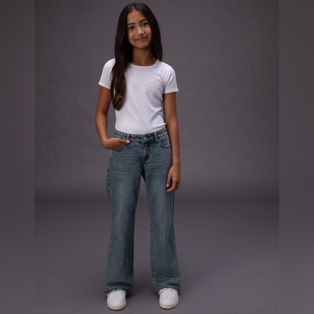 RSQ Girls Low Rise Wide Leg Jeans size 7